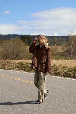 livid gill brown wax jacket